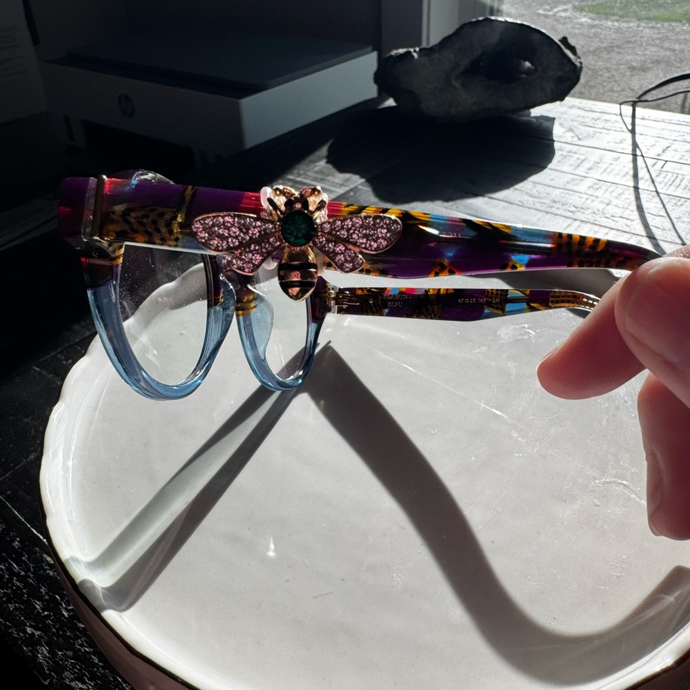 Vintage be removable, eyeglass decor